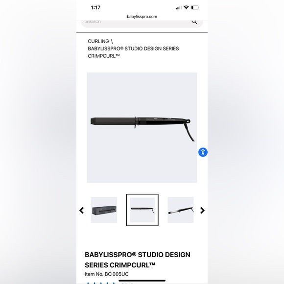 Babyliss Pro Studio Design Series Crimpcurl - Picture 6 of 10